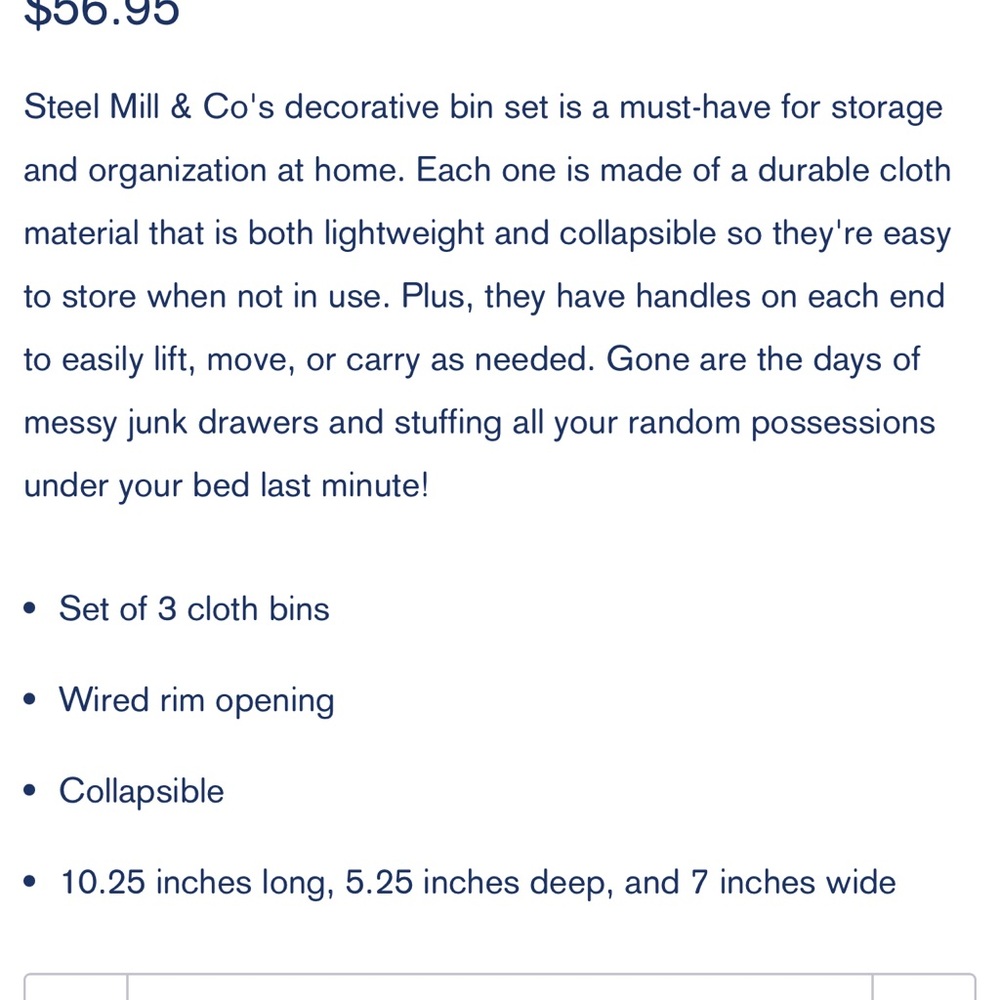 Storage bins - Picture 4 of 4